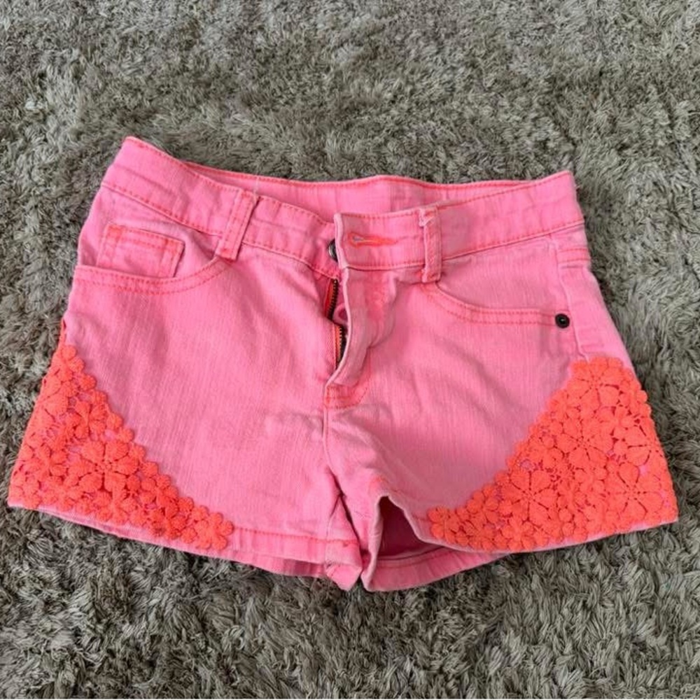 Pink and Orange Girl’s Shorts